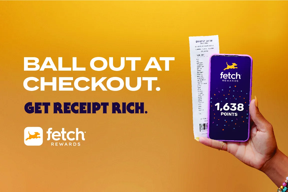 Fetch: Get Receipt Rich: Out of home: "Ball out at checkout"