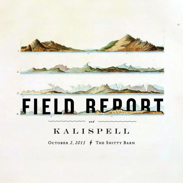 Posters: Field Report with Kalispell at The Shitty Barn