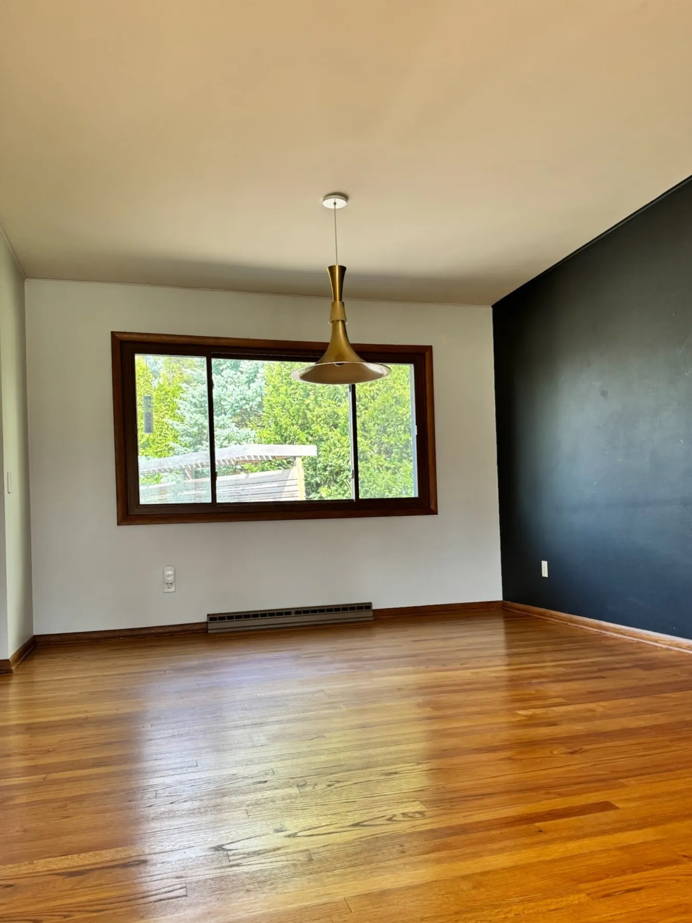 Madison Midcentury Home: Dining room: more light, before