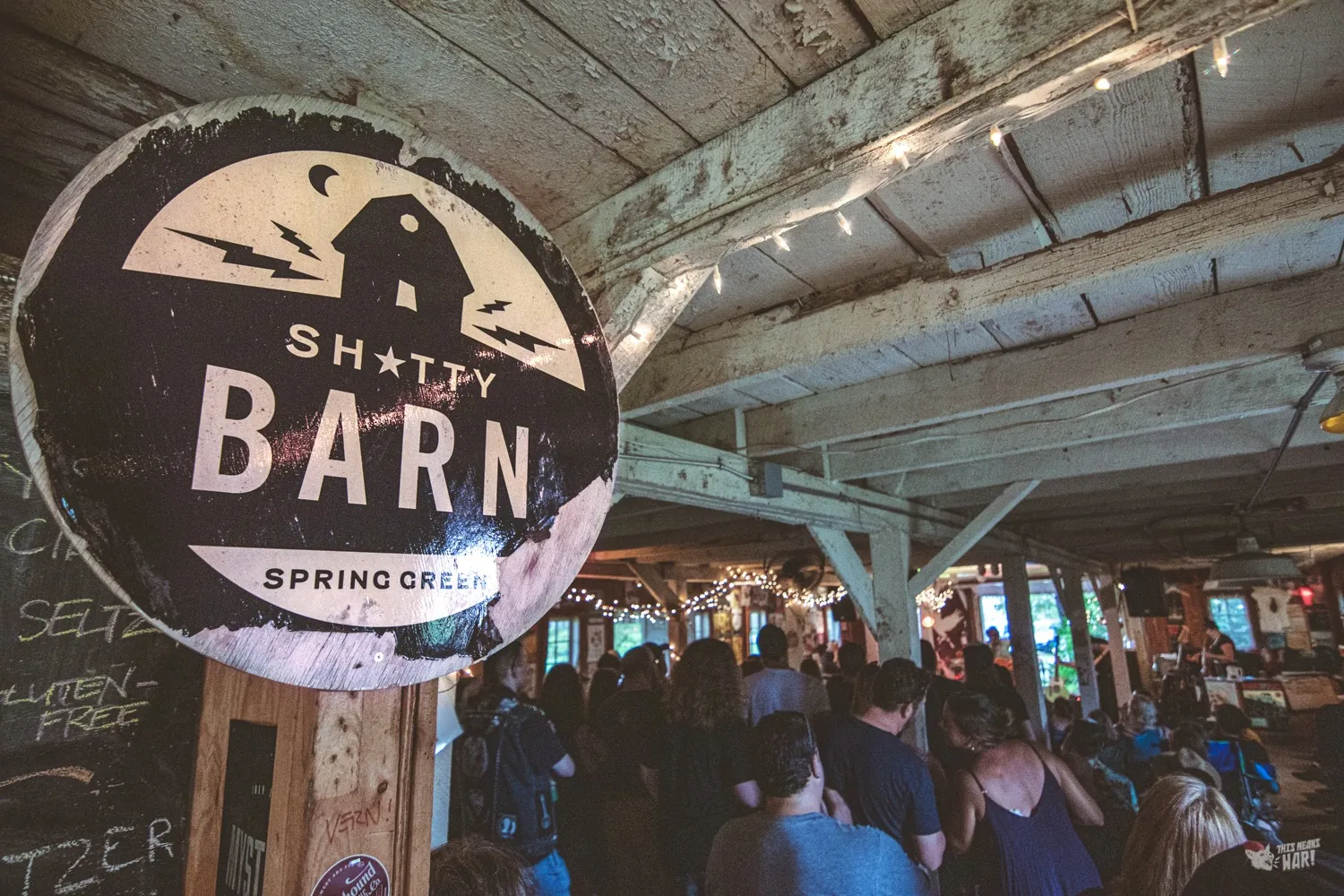 The Shitty Barn: The badge over a full house