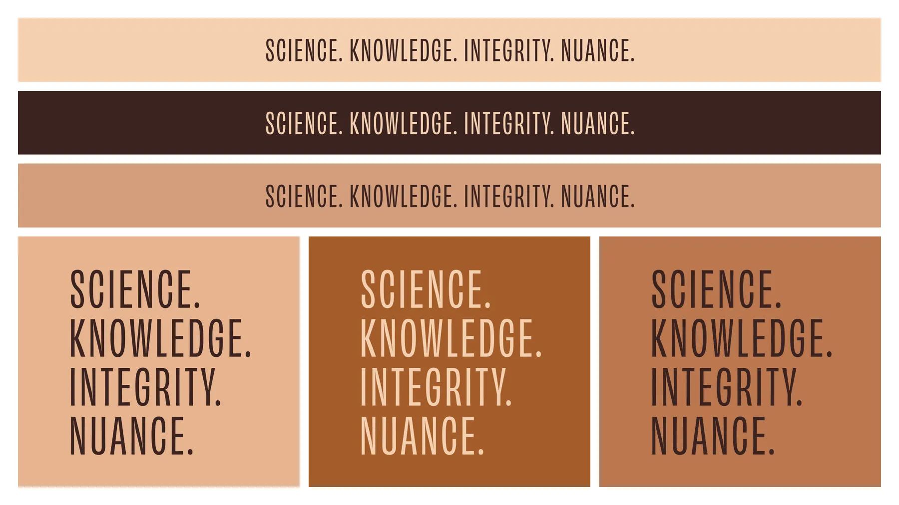 S.K.I.N. Method: Tagline: Science. Knowledge. Integrity. Nuance.